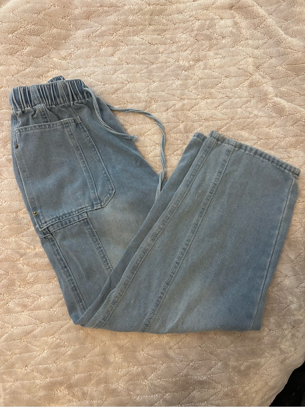Women’s Light Blue Denim Jogger Jeans